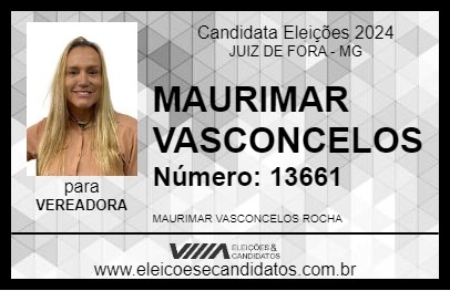 Candidato MAURIMAR VASCONCELOS 2024 - JUIZ DE FORA - Eleições