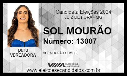 Candidato SOL MOURÃO 2024 - JUIZ DE FORA - Eleições