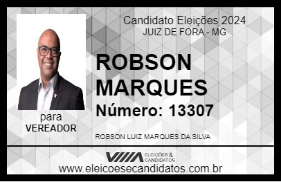 Candidato ROBSON MARQUES 2024 - JUIZ DE FORA - Eleições