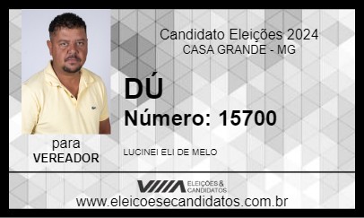 Candidato DÚ 2024 - CASA GRANDE - Eleições