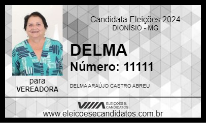 Candidato DELMA 2024 - DIONÍSIO - Eleições