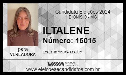 Candidato ILTALENE 2024 - DIONÍSIO - Eleições