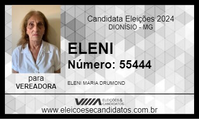 Candidato ELENI 2024 - DIONÍSIO - Eleições