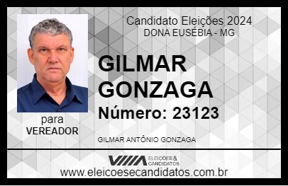 Candidato GILMAR GONZAGA 2024 - DONA EUSÉBIA - Eleições