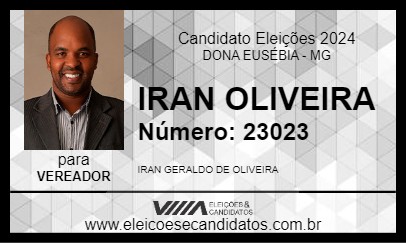 Candidato IRAN OLIVEIRA 2024 - DONA EUSÉBIA - Eleições