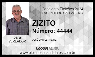 Candidato ZIZITO 2024 - ENGENHEIRO CALDAS - Eleições