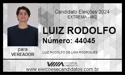 Candidato LUIZ RODOLFO 2024 - EXTREMA - Eleições