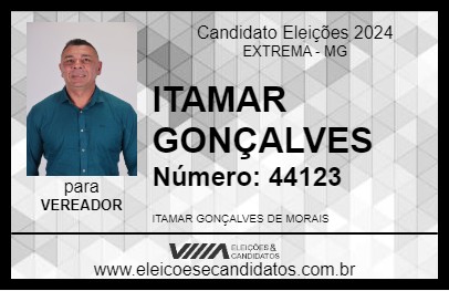 Candidato ITAMAR GONÇALVES 2024 - EXTREMA - Eleições