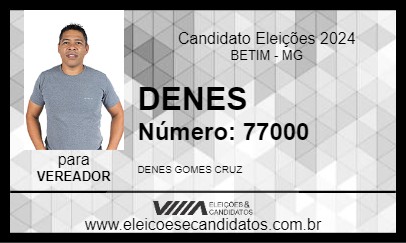 Candidato DENES 2024 - BETIM - Eleições