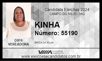 Candidato KINHA 2024 - CAMPO DO MEIO - Eleições