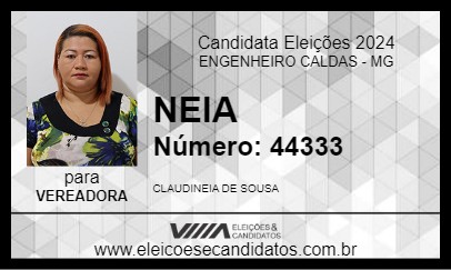 Candidato NEIA 2024 - ENGENHEIRO CALDAS - Eleições