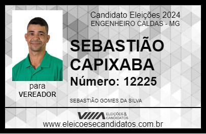 Candidato SEBASTIÃO CAPIXABA 2024 - ENGENHEIRO CALDAS - Eleições