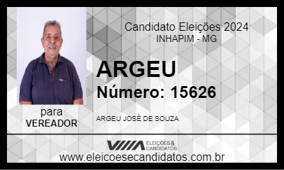 Candidato ARGEU 2024 - INHAPIM - Eleições