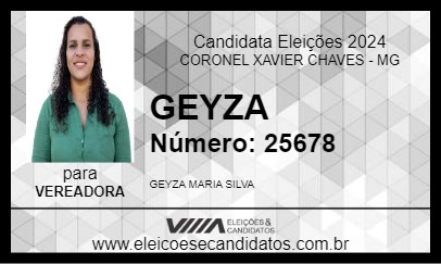 Candidato GEYZA 2024 - CORONEL XAVIER CHAVES - Eleições