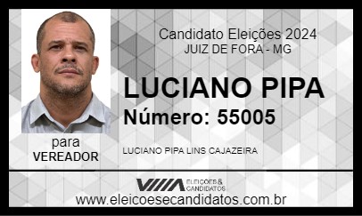 Candidato LUCIANO PIPA 2024 - JUIZ DE FORA - Eleições