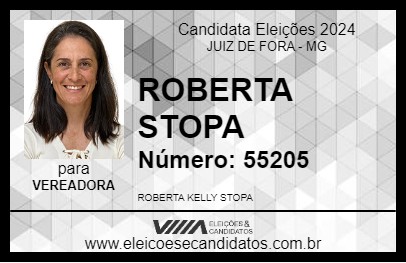 Candidato ROBERTA STOPA 2024 - JUIZ DE FORA - Eleições