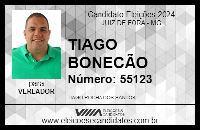 Candidato TIAGO BONECÃO 2024 - JUIZ DE FORA - Eleições