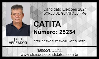 Candidato CATITA 2024 - DORES DE GUANHÃES - Eleições