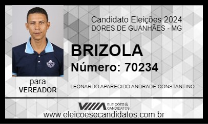 Candidato BRIZOLA 2024 - DORES DE GUANHÃES - Eleições