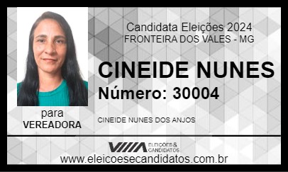 Candidato CINEIDE NUNES 2024 - FRONTEIRA DOS VALES - Eleições