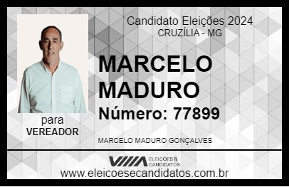 Candidato MARCELO MADURO 2024 - CRUZÍLIA - Eleições