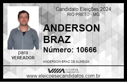 Candidato ANDERSON BRAZ 2024 - RIO PRETO - Eleições