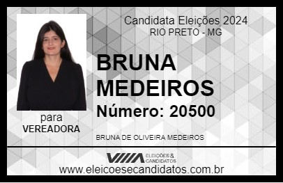 Candidato BRUNA MEDEIROS 2024 - RIO PRETO - Eleições