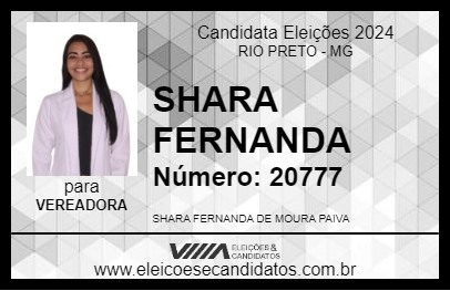 Candidato SHARA FERNANDA 2024 - RIO PRETO - Eleições