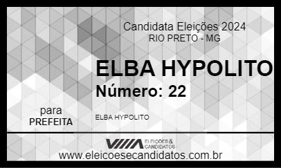 Candidato ELBA HYPOLITO 2024 - RIO PRETO - Eleições