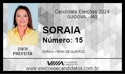 Candidato SORAIA 2024 - GUIDOVAL - Eleições