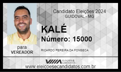 Candidato KALÉ 2024 - GUIDOVAL - Eleições