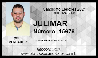 Candidato JULIMAR 2024 - GUIDOVAL - Eleições