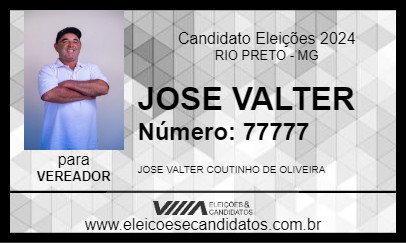 Candidato JOSE VALTER 2024 - RIO PRETO - Eleições