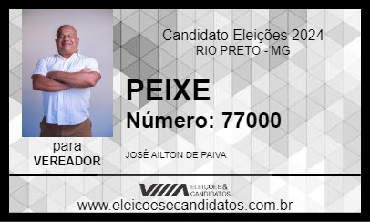 Candidato PEIXE 2024 - RIO PRETO - Eleições