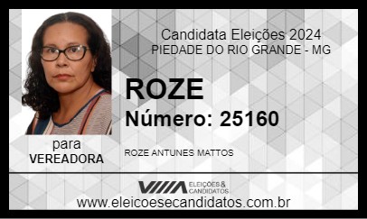 Candidato ROZE 2024 - PIEDADE DO RIO GRANDE - Eleições