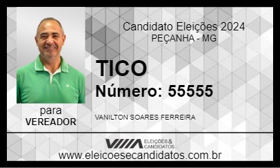 Candidato TICO 2024 - PEÇANHA - Eleições