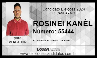 Candidato ROSINEI KANÊL 2024 - PEÇANHA - Eleições