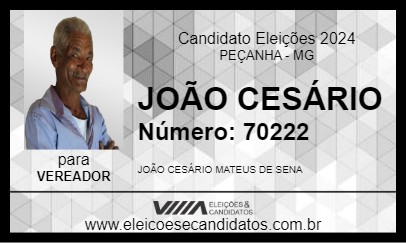 Candidato JOÃO CESÁRIO 2024 - PEÇANHA - Eleições