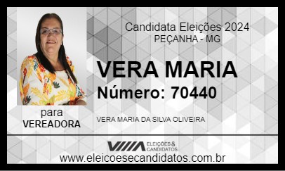 Candidato VERA MARIA 2024 - PEÇANHA - Eleições