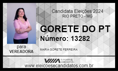 Candidato GORETE DO PT 2024 - RIO PRETO - Eleições