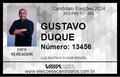 Candidato GUSTAVO DUQUE 2024 - RIO PRETO - Eleições