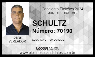 Candidato SCHULTZ 2024 - JUIZ DE FORA - Eleições