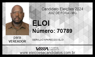 Candidato ELOI 2024 - JUIZ DE FORA - Eleições