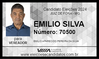 Candidato EMILIO SILVA 2024 - JUIZ DE FORA - Eleições