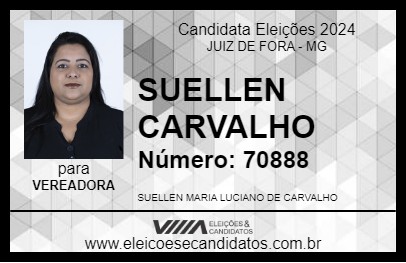 Candidato SUELLEN CARVALHO 2024 - JUIZ DE FORA - Eleições