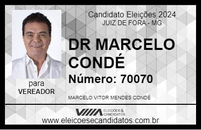 Candidato DR MARCELO CONDÉ 2024 - JUIZ DE FORA - Eleições