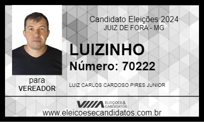 Candidato LUIZINHO 2024 - JUIZ DE FORA - Eleições