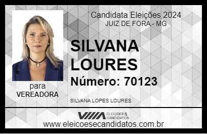 Candidato SILVANA LOURES 2024 - JUIZ DE FORA - Eleições