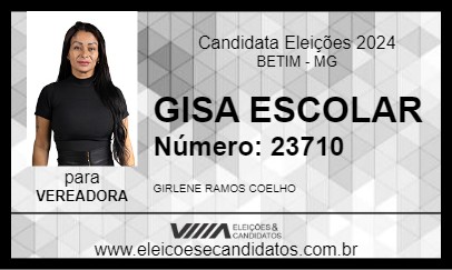 Candidato GISA ESCOLAR 2024 - BETIM - Eleições