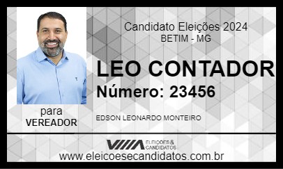 Candidato LEO CONTADOR 2024 - BETIM - Eleições